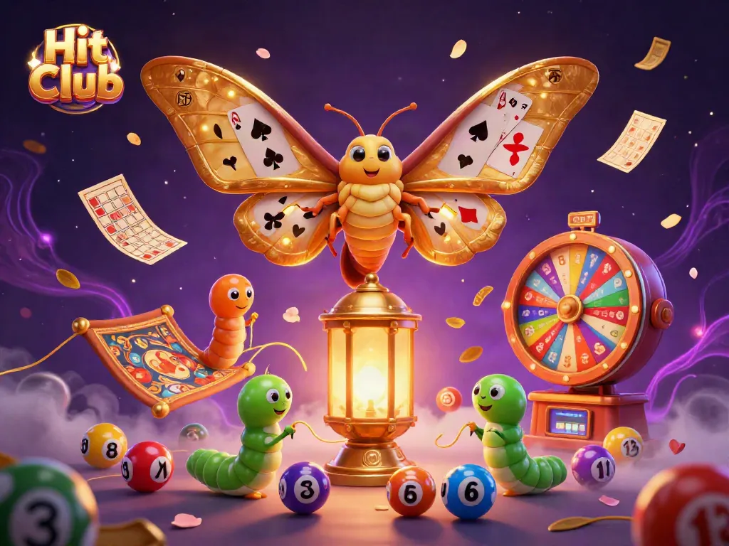 Experience thrilling gaming action with vibrant elements in the Hit Club casino atmosphere.