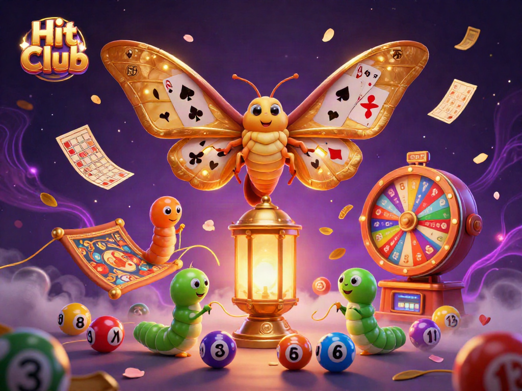 Experience thrilling gaming action with vibrant elements in the Hit Club casino atmosphere.
